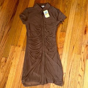 Brown Selfe Dress
